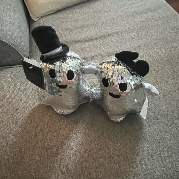 Christian Soriano Disco Ghost Couple Plush Weighted Shelf Sitter NWT - Picture 6 of 6